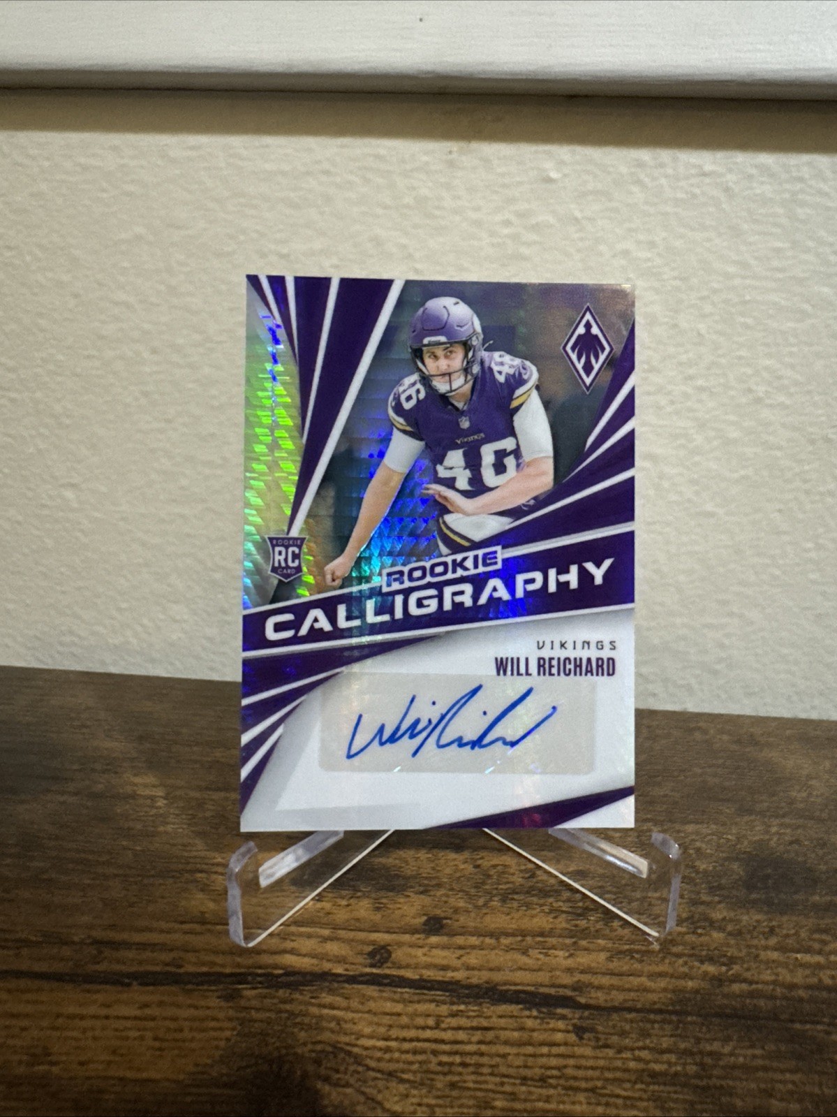 Will Reichard Panini Phoenix Rookie Calligraphy Autographs #RCWRD Hyper