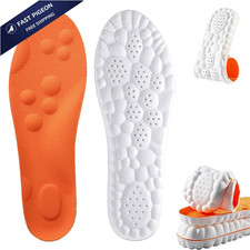 Steppers Insoles for Men and Women, Cloud 5-6/Women 6.5-7.5, Orange