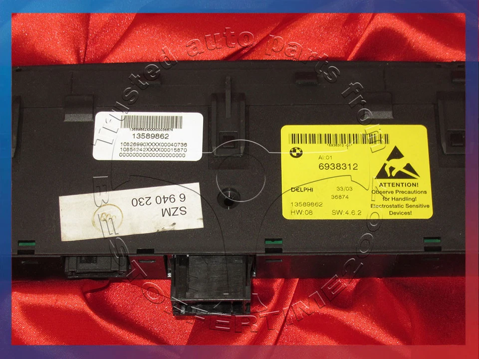 BMW E60 E61 5's CONSOLA CENTRAL INTERRUPTOR UNIDAD DSC PDC CONTROL APARCAMIENTO ASIENTO TÉRMICO Foto 4 de 4