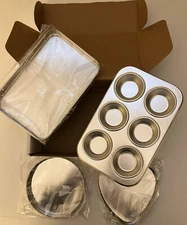 NIB Deluxe Pan Set Compatible with Easy Bake Ultimate Oven 4 Piece