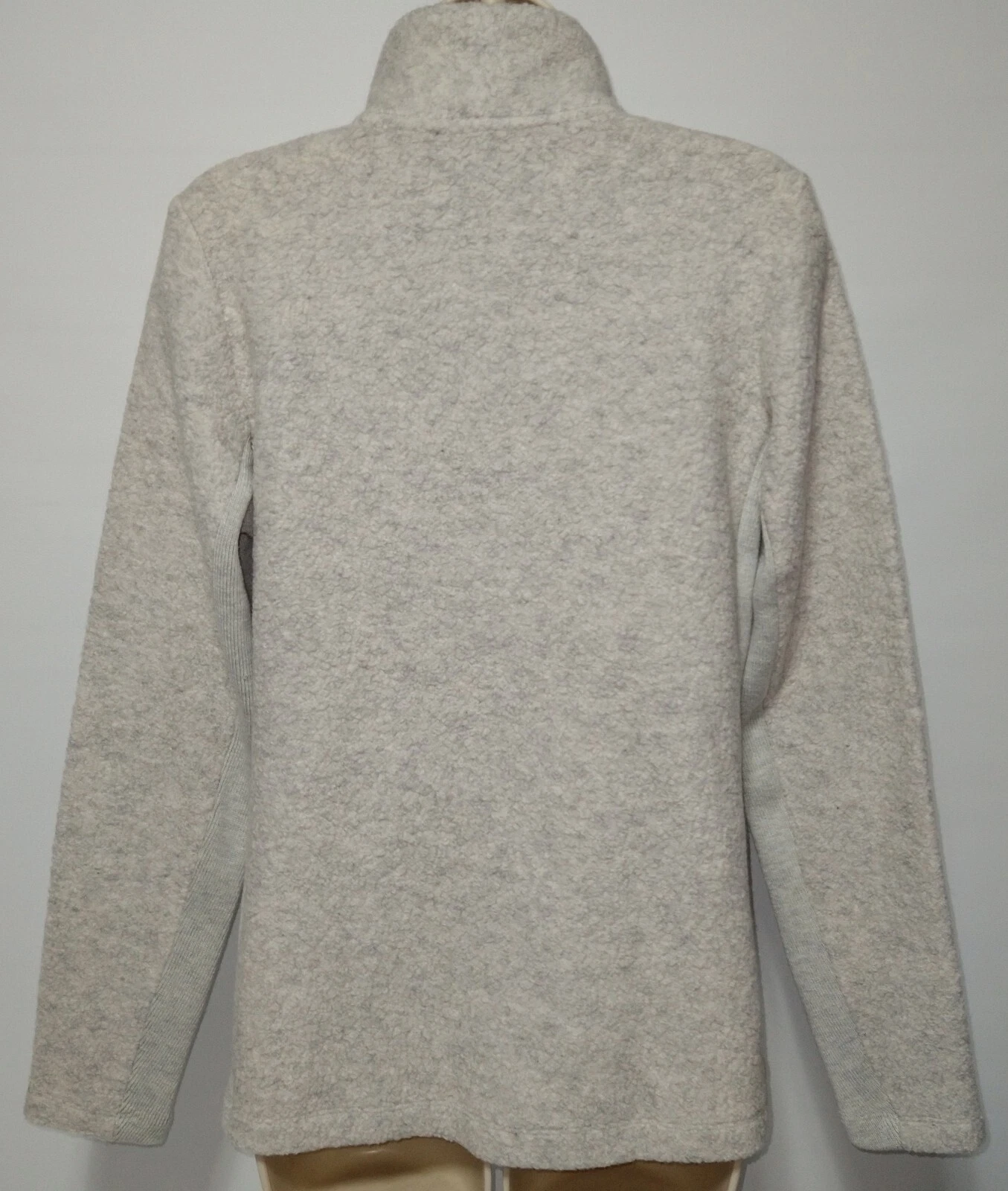 smartwool pullover boiled wool ribbed sides snap front jacket