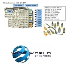  NEW ZF OEM 6HP21/6HP28 Solenoid Kit (06-10) 9 Solenoids 1068-298-047