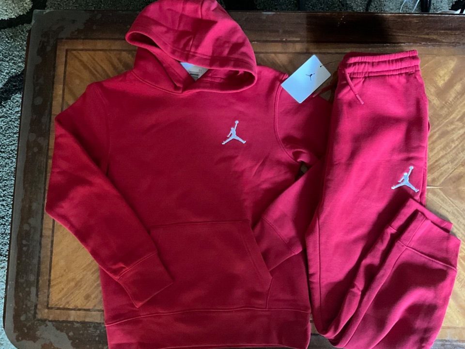 New Little Boy /Girl Red 2pc Jordan Sweatsuit size 6 eBay