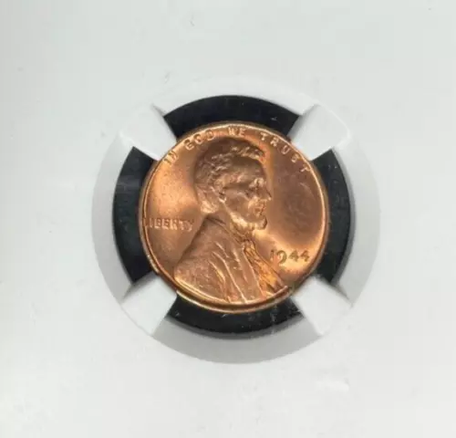 1944 LINCOLN WHEAT CENT ~ NGC MS 66 RD ~BEAUTIFUL COIN~