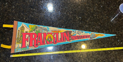 vintage 1974 Imprint Art Philadelphia  Institute Pennant  25  good condition