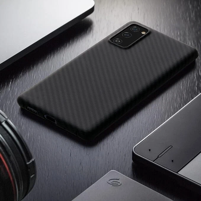 Funda de fibra de aramida calibri para Samsung Galaxy Note 20 negra mate Foto 4 de 4