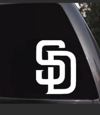 San Diego Padres Car Window Truck Bumper Laptop Vinyl Sticker Decal 3.5" H