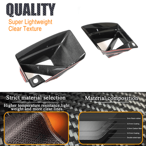 Se adapta a BMW M2 G87 2022-24 CARBON entradas de aire delanteras ventilación parrilla ventilaciones de aire - Imagen 9 de 13