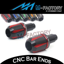 Anodized CNC Bar Ends Fit Suzuki Burgman 250/400/650 Skywave 08-14 09 10 11 12