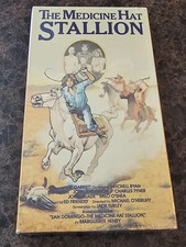 BRAND NEW The Medicine Hat Stallion VHS; 1985 RARE Sealed OOP Watermarks