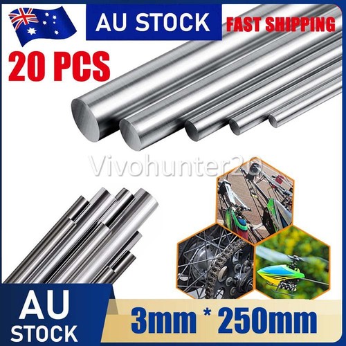 MECCANIXITY 304 Stainless Steel Rods - 1.5mm X 450mm Round Shafts, Pack Of 5 | DIY Craft Model Building For Cars & Planes - View #7