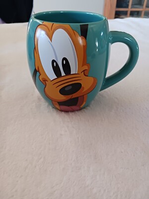 Authentic Original Disney Theme Parks PLUTO ''WOOF'' 16 oz Mug