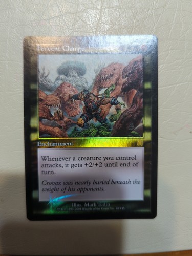 Fervent Charge FOIL Apocalypse Rare CARD - 第 1/11 張圖片