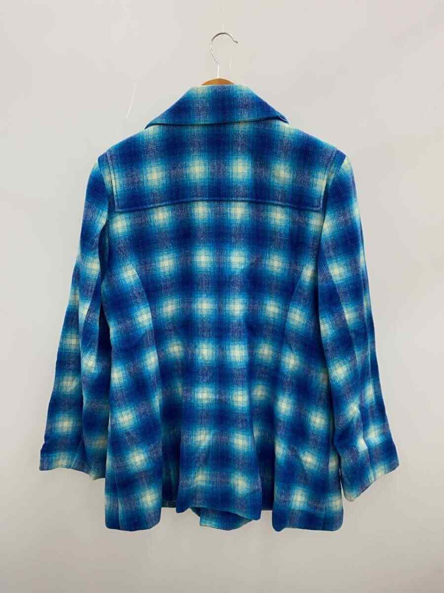 I.S. ISSEY MIYAKE SPORT duffel Coat wool blue S | eBay
