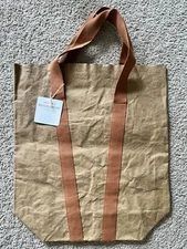 Trader Joe’s Reusable Washable Paper Tote Shopping Bag NEW
