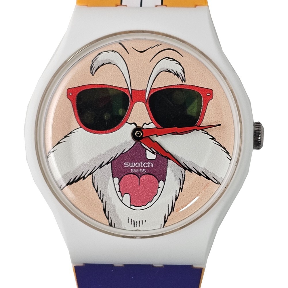 DRAGON BALL Z swatch Master Roshi KAMESENNIN X SWATCH SUOZ346 New