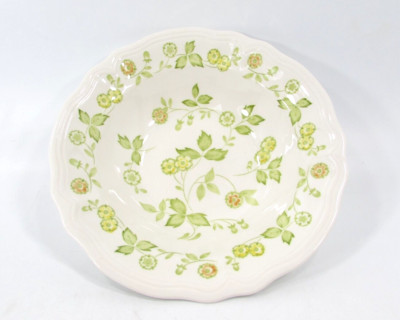 PETITE FLORA #4009 Ironstone Vintage Sears 9 1/2'' Serving Bowl