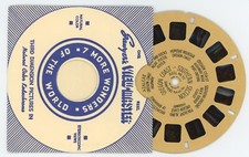 Oregon Coast Southern Section 1940's Tan Color RARE View-Master Single Reel 97