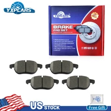 Front Ceramic Brake Pads for 2003 2004 2005 2006 2007 2008 2009 - 2011 Saab 9-3