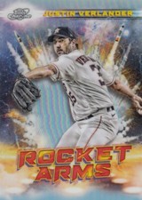 JUSTIN VERLANDER TOPPS CHROME COSMIC ROCKET ARMS HOUSTON ASTROS #RA-5 2022 22