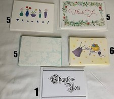 Lot of 22 Thank You Note Cards "American Greetings  Hallmark  Current" New 