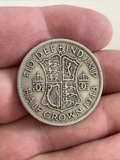 Great Britain King George VI Cupro-Nickel Half Crown - 1948 - With 'IND:IMP'
