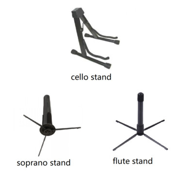 Metal Stand for Flute, Soprano Saxophone , Cello, Ship from USA