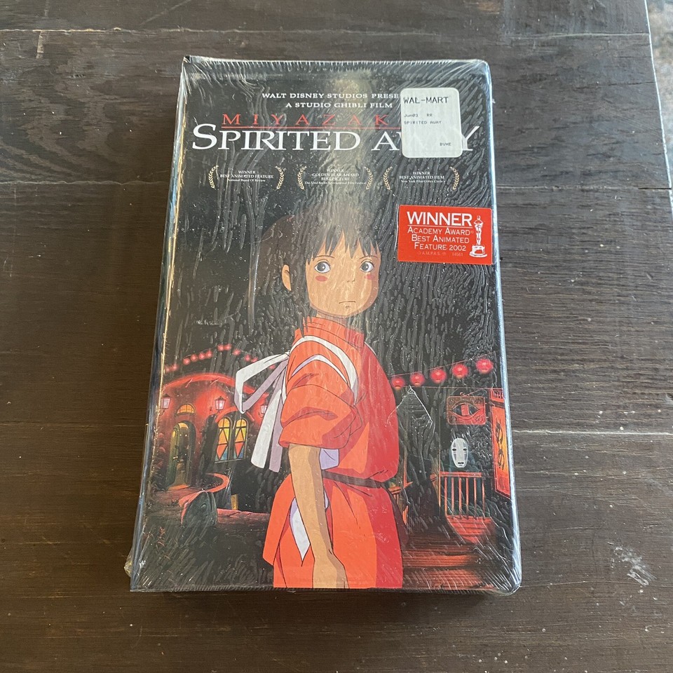 SEALED Spirited Away VHS Classic Studio Ghibli Clamshell Version eBay