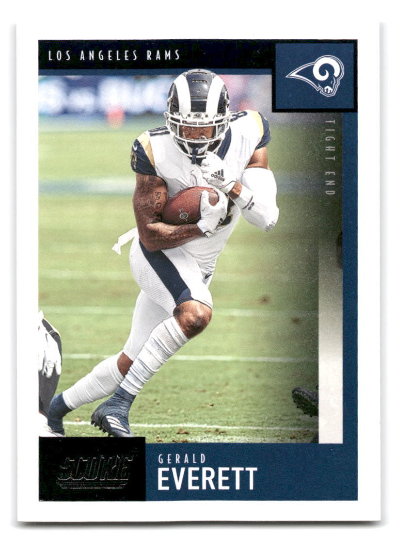 Gerald Everett 2020 Score FOOTBALL #306 Los Angeles Rams