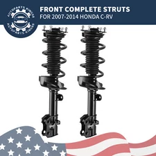2Pcs Front Shocks Struts w/ Coil Springs for 2007- 2013 2014 Honda CR-V CRV 2.4L