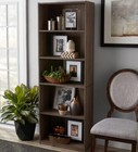 Adjustable Shelf 5 Shelf Modern Style Bookcase with Adjustable Shelves Sturdy