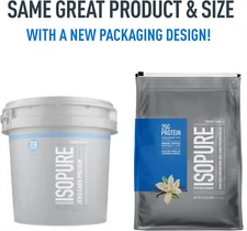 ISOPURE® ZERO/LOW CARB 25g 100% Whey Protein Isolate Vitamins Minerals 7.5 lb