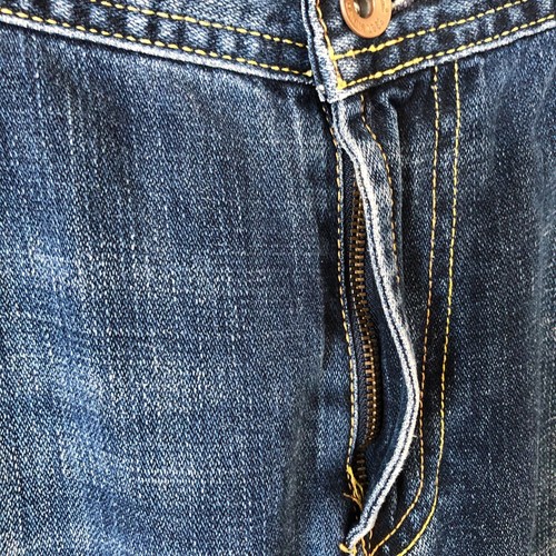 BEN SHERMAN Mens Jeans W36 L32 Dark Blue Wash Denim Relaxed Wide Leg - Picture 5 of 14