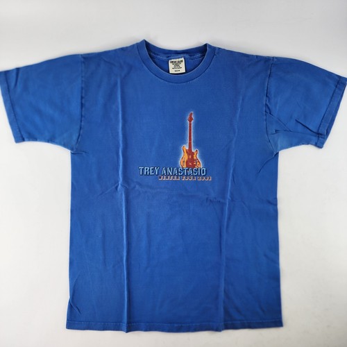 Vintage Trey Anastasio 2001 Winter Tour Band Concert T-Shirt Size M Phish Tour - Picture 2 of 13