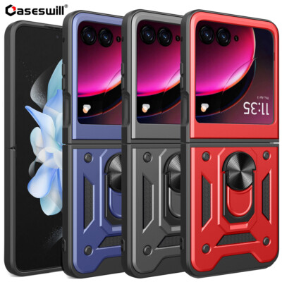 Miimall Funda Para Motorola RAZR 2024 Con Protección De Pantalla