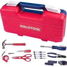 KOLOTOOL Orange 39-Piece Tool Set - General Household Hand Tool Kit