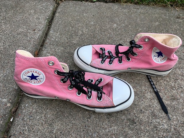 converse pink high