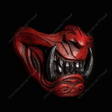 Samurai Oni Airsoft Mask Paintball Motorcycle...
