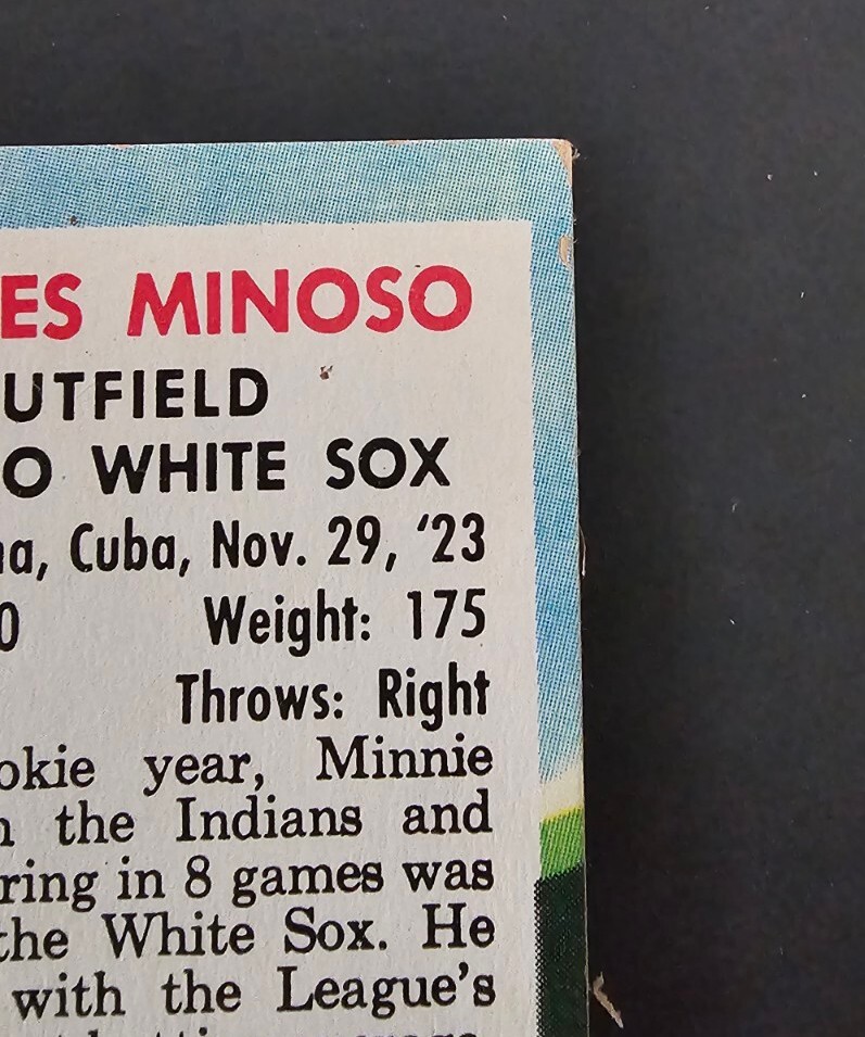 1952 Red Man Tobacco AL #15 Orestes Minoso Rookie ROOKIE With Tab VG/EX - Picture 4 of 6