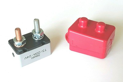 20 amp Manual Reset Marine Circuit Breaker 12 / 24 volt accessory USA