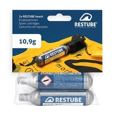 Restube Beach CO2 Replacement Cartridges for One-Pull Inflatable Swim Buoy (S...