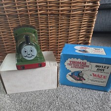 VINTAGE WADE THOMAS THE TANK PERCY MONEYBOX. IN ORIGINAL BOX