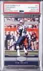 2016 PANINI PLATES & PATCHES PROOF #61 TOM BRADY PSA AUTHENTIC DNA AUTO 10