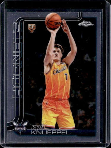 2025-26 Topps Chrome Update Kon Knueppel RC #154 Hornets Rookie (B)