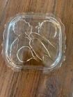Vintage Federal Glass 1950s Refrigerator Dish Replacement Lid Ruffled Vegetables