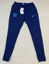 NIKE Strike Track Pants Medium Mens Blue England National Team 22/23 Slim Fit