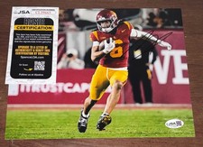Makai Lemon Signed Autographed 8x10 Photo USC Trojans JSA N