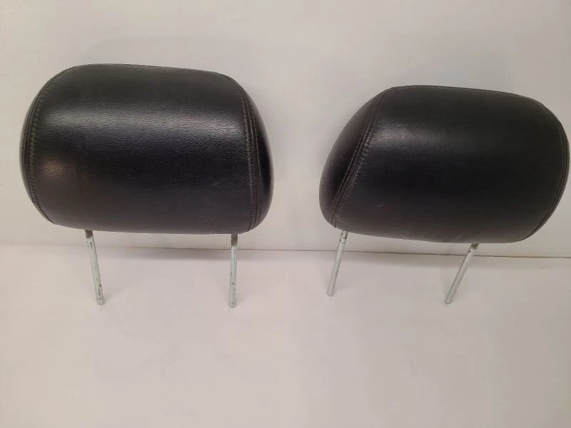 2009 2010 HUMMER H3T RH RIGHT LH LEFT FRONT HEADREST BLACK LEATHER 25832970    Foto 2 de 4