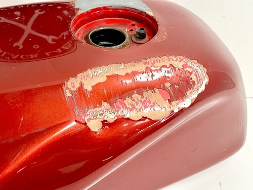 Genuine OEM Ducati 93-04 916/748/996/998 Red Fuel Petrol Gas Tank Needs Repair - Picture 7 of 12