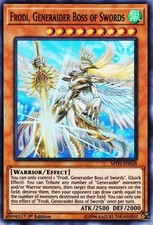Yu-Gi-Oh TCG MYFI-DE028 SR Frodi, Generaider Boss of Swords Mystic Fighters